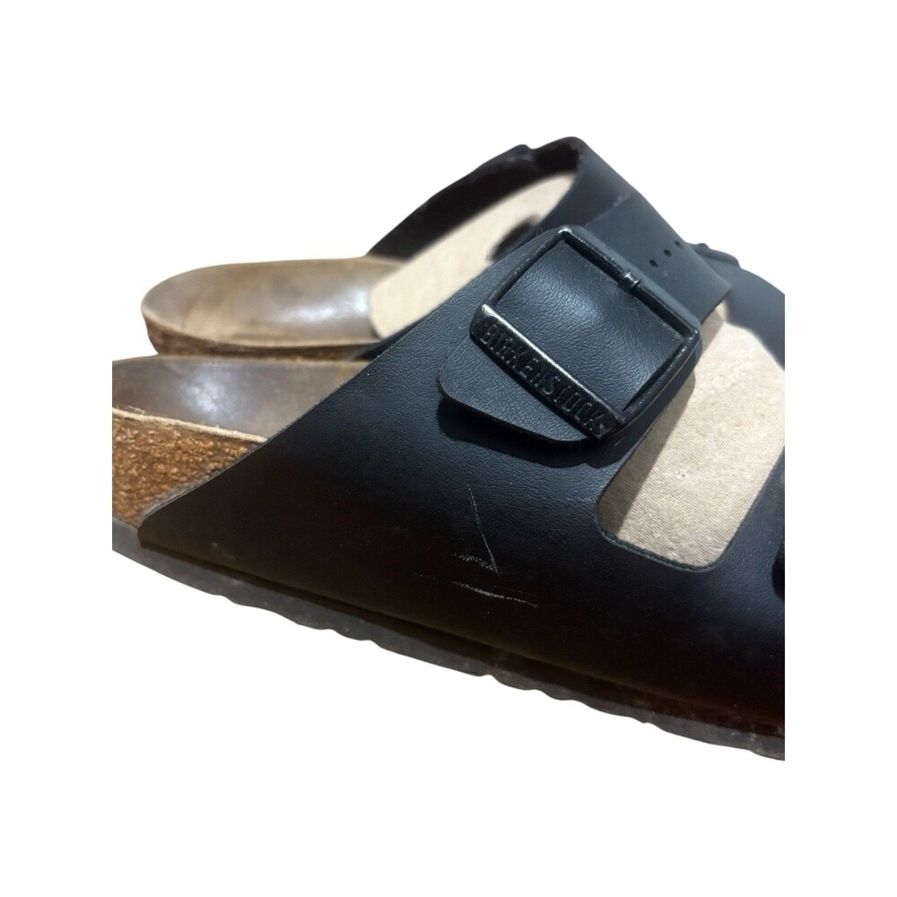Birkenstock Arizona Birko-Flor Black Sandals Size 40 EU 9-9.5 US - Picture 8 of 8